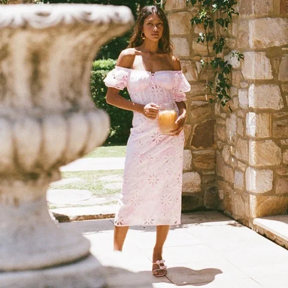 off the shoulder pearl dress Off-Shoulder Pearl Lace Wedding Dress with Long Sleeves